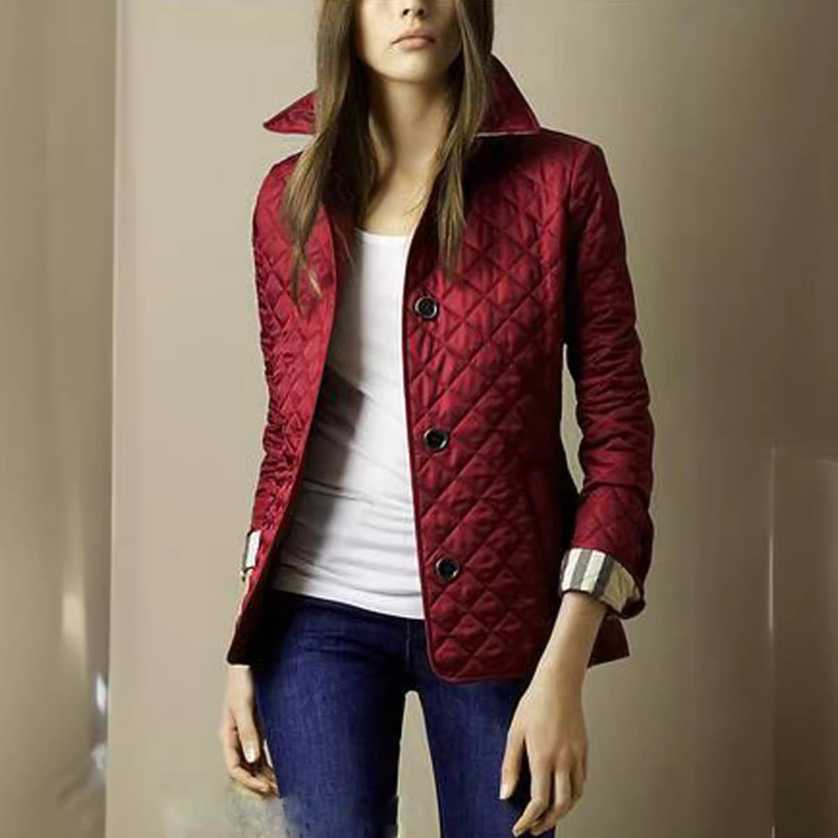 Fitted and warm cotton - padded jacket - Journey Must Haves