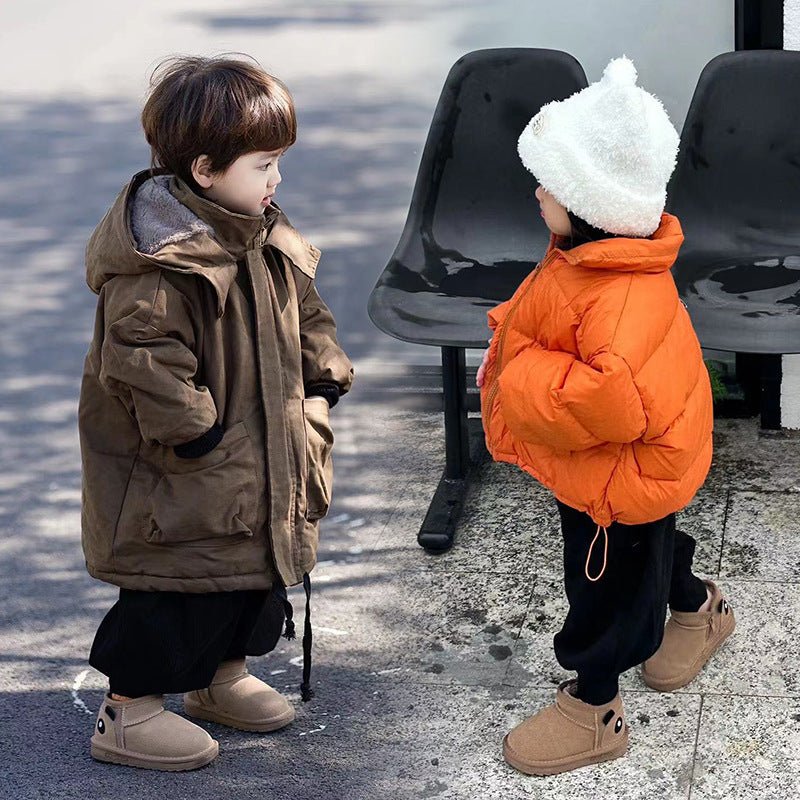 Fleece - Lined Suede Leather Snow Boots for Babies - Journey Must Haves