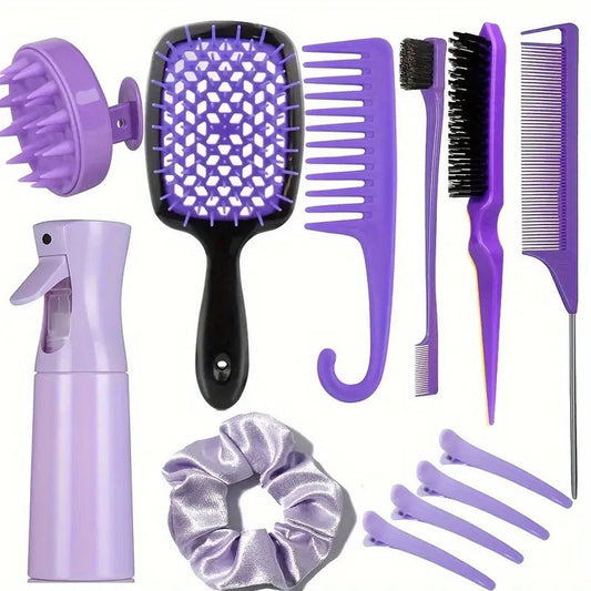 Hair comb set with spray bottle - Journey Must Haves