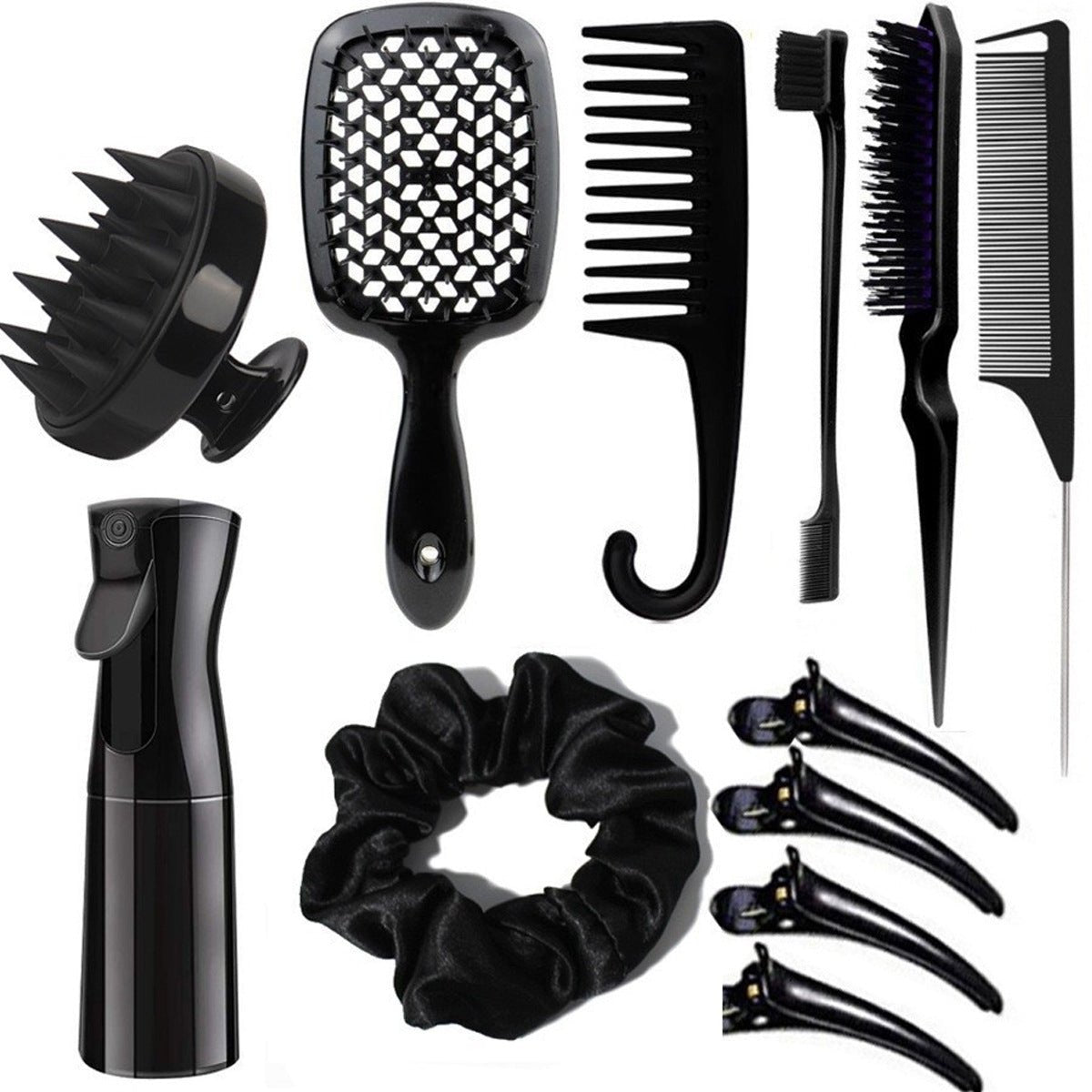Hair comb set with spray bottle - Journey Must Haves