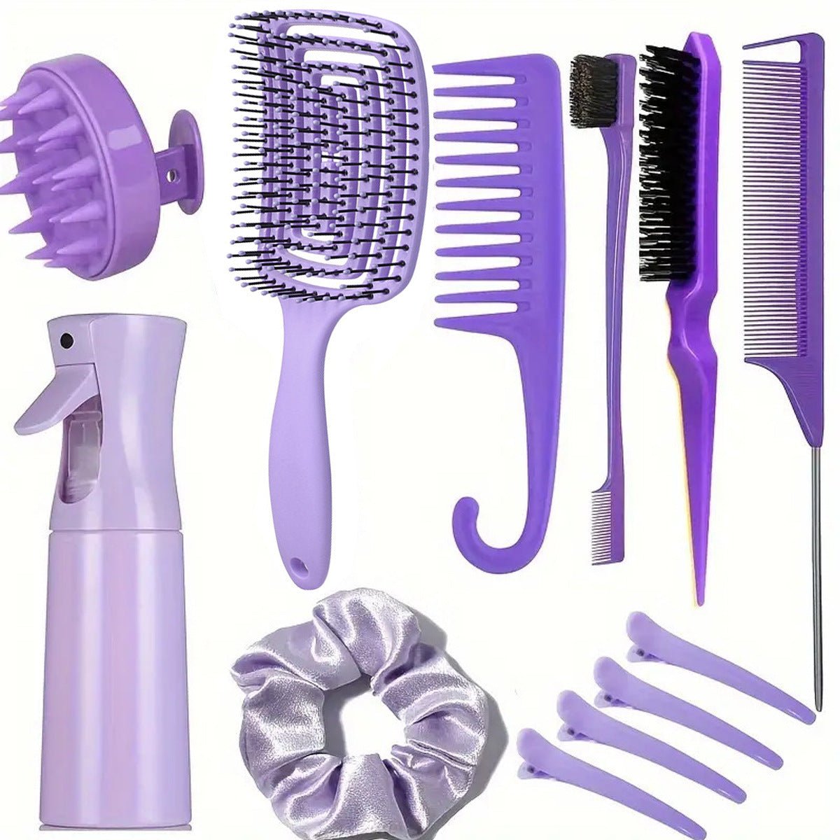 Hair comb set with spray bottle - Journey Must Haves