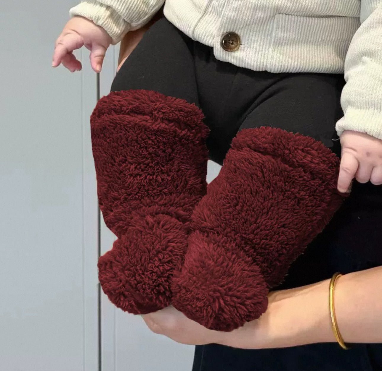 Infant Plush Winter Socks Non - Slip - Journey Must Haves