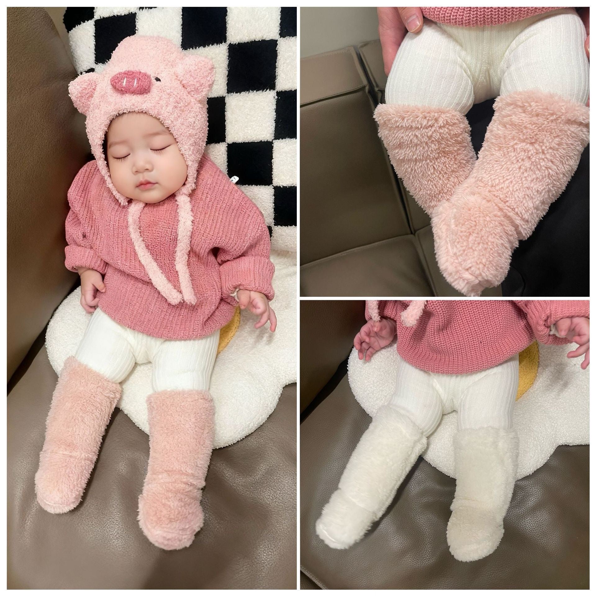 Infant Plush Winter Socks Non - Slip - Journey Must Haves