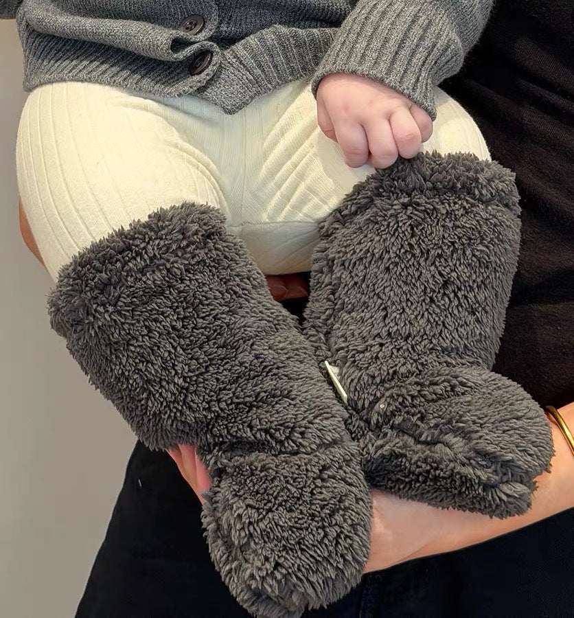 Infant Plush Winter Socks Non - Slip - Journey Must Haves