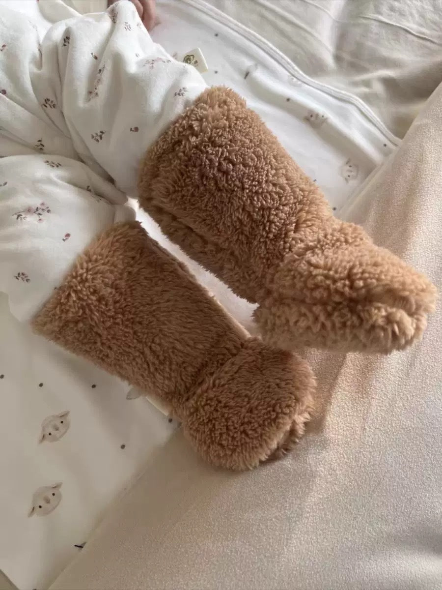 Infant Plush Winter Socks Non - Slip - Journey Must Haves
