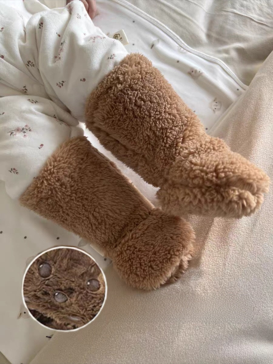 Infant Plush Winter Socks Non - Slip - Journey Must Haves