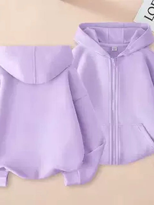 Kids KPop Demon Hunters Fleece Zipper Hoodie - Journey Must Haves
