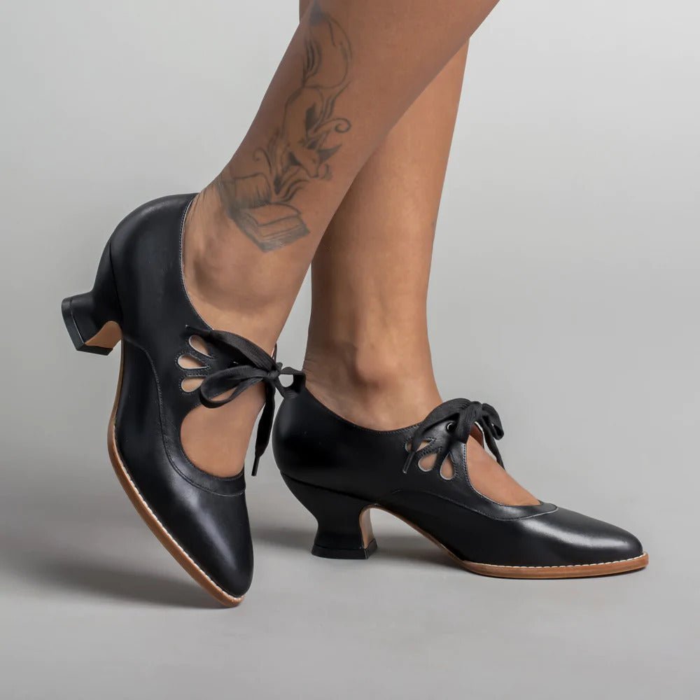 Lace Up Cutout Heeled Sandals Plus Size Casual Shoes for Women - Journey Must Haves