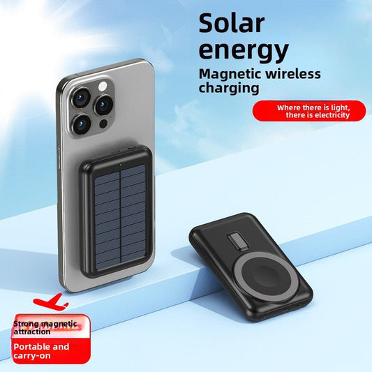 Magsafe Wireless Power Bank Solar Charger - Journey Must Haves