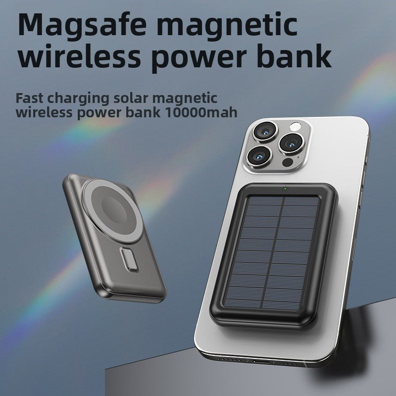Magsafe Wireless Power Bank Solar Charger - Journey Must Haves