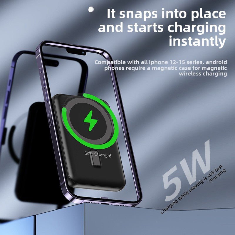 Magsafe Wireless Power Bank Solar Charger - Journey Must Haves