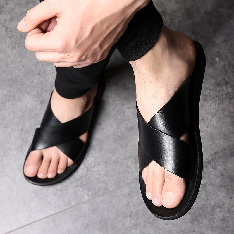 mens leather slippers - Journey Must Haves