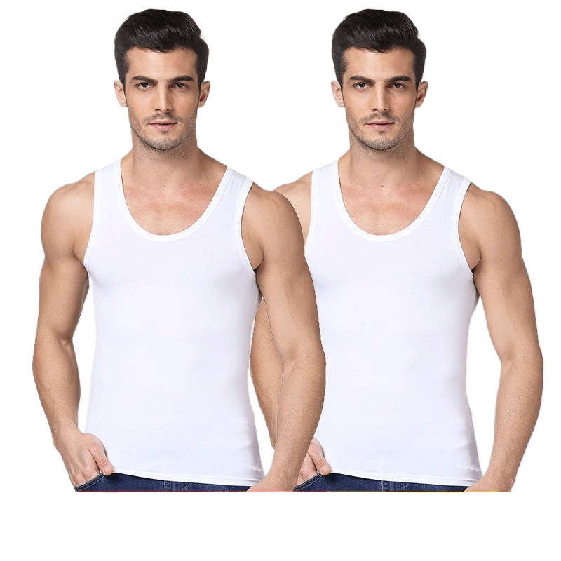 Men's Pure Cotton T-Shirt Vest - Journey Must Haves