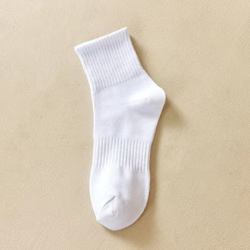Men's Solid Color Cotton Socks - Journey Must Haves