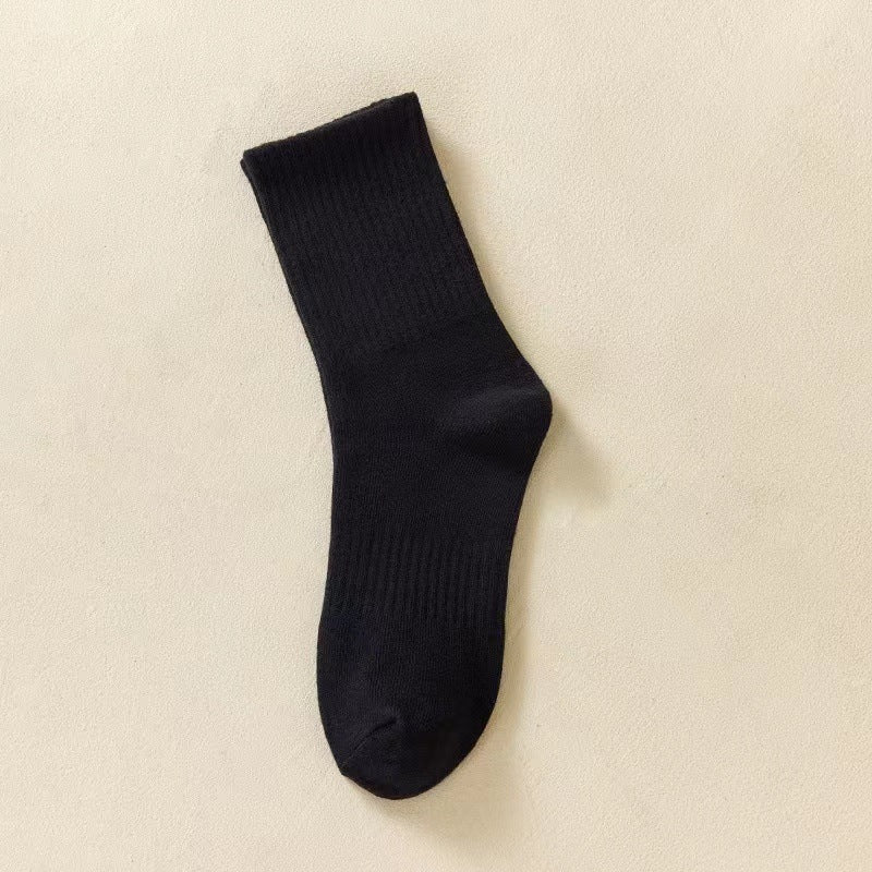 Men's Solid Color Cotton Socks - Journey Must Haves