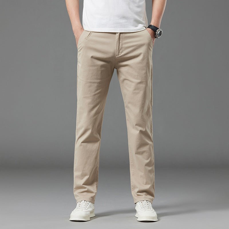 Men's Straight - Leg Cotton Casual Pants for Summer - Journey Must Haves