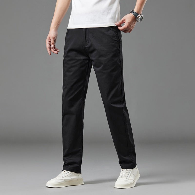 Men's Straight - Leg Cotton Casual Pants for Summer - Journey Must Haves