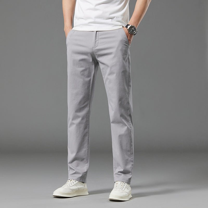 Men's Straight - Leg Cotton Casual Pants for Summer - Journey Must Haves