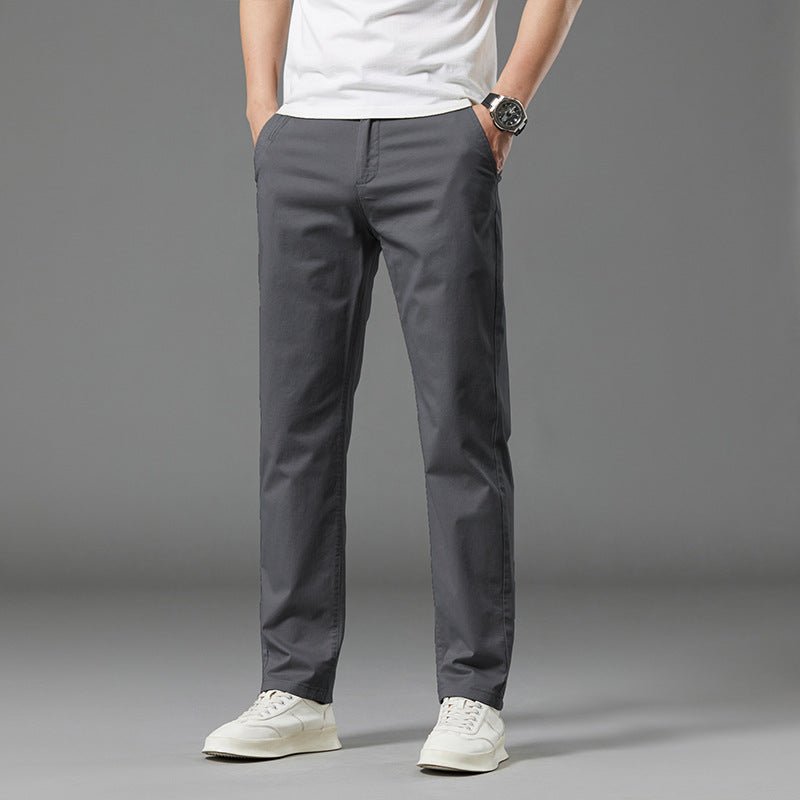 Men's Straight - Leg Cotton Casual Pants for Summer - Journey Must Haves