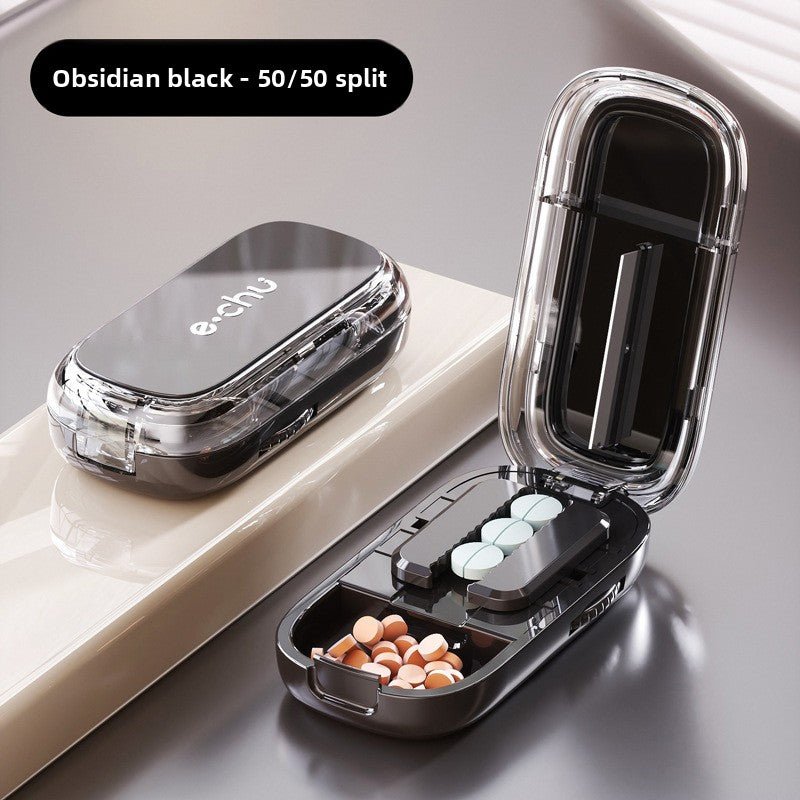 Portable Medicine Tablet Cutter and Storage Box - Journey Must Haves