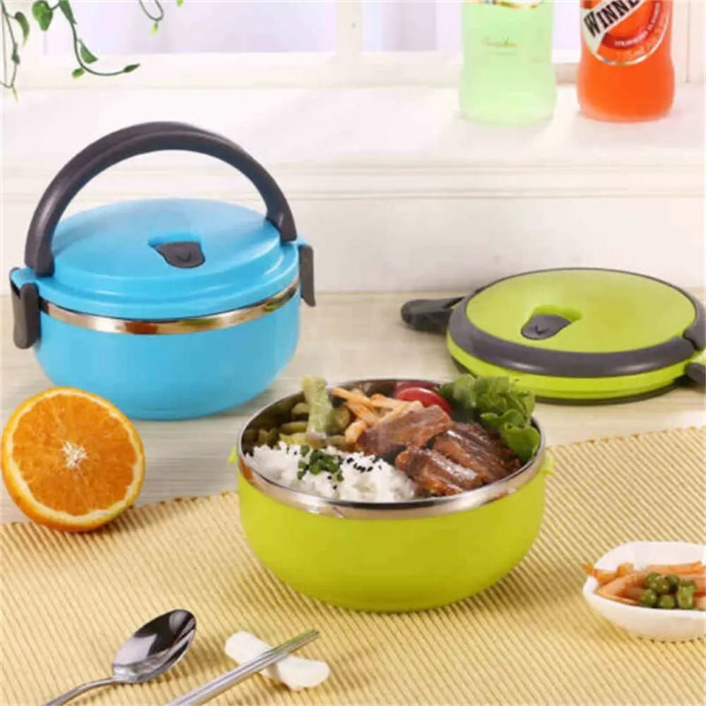Premium Stainless Steel Hot Food Flask - Insulated Lunch Box for Travel, Office & School - Journey Must Haves