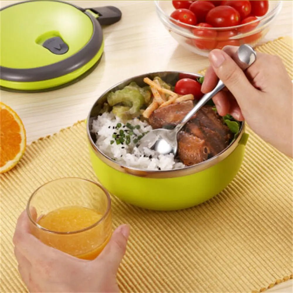 Premium Stainless Steel Hot Food Flask - Insulated Lunch Box for Travel, Office & School - Journey Must Haves