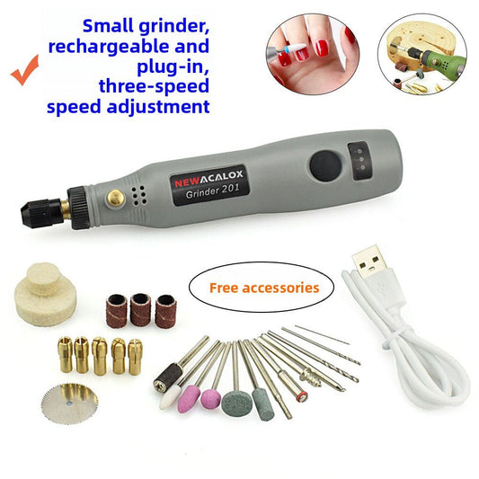 Rechargeable Mini Electric Grinder Engraving Pen Set - Journey Must Haves