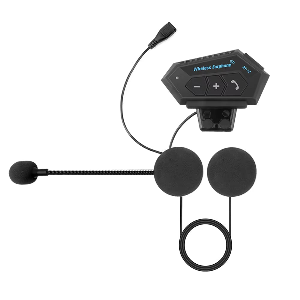 Revolutionary Motorcycle Bluetooth Helmet Headset - Wireless Hands - Free Calling, Waterproof Music Player & Advanced Anti - Interference Technology - Journey Must Haves