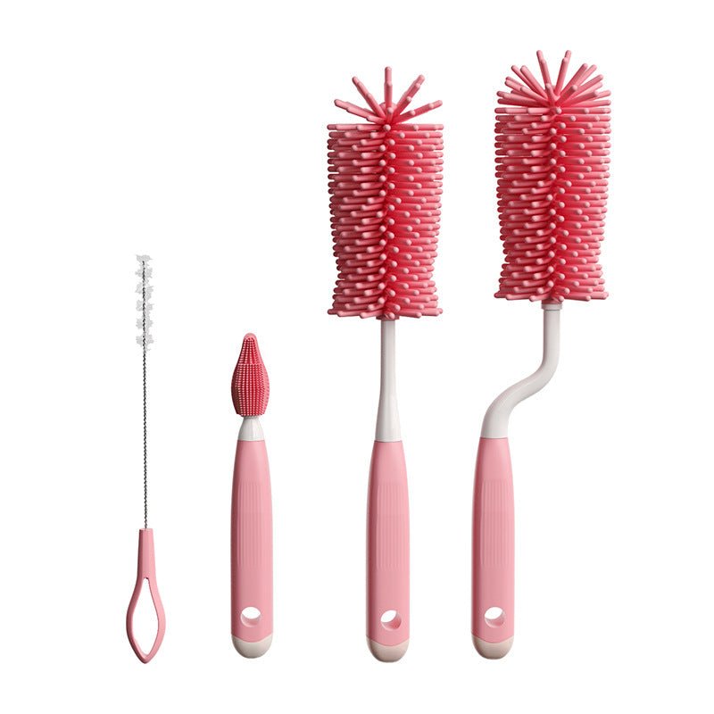 Rotatable Baby Bottle Brush Set for Cleaning - Journey Must Haves