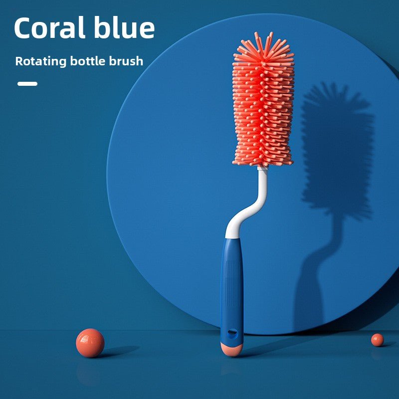Rotatable Baby Bottle Brush Set for Cleaning - Journey Must Haves