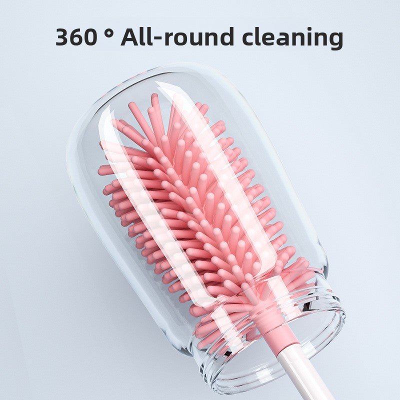 Rotatable Baby Bottle Brush Set for Cleaning - Journey Must Haves