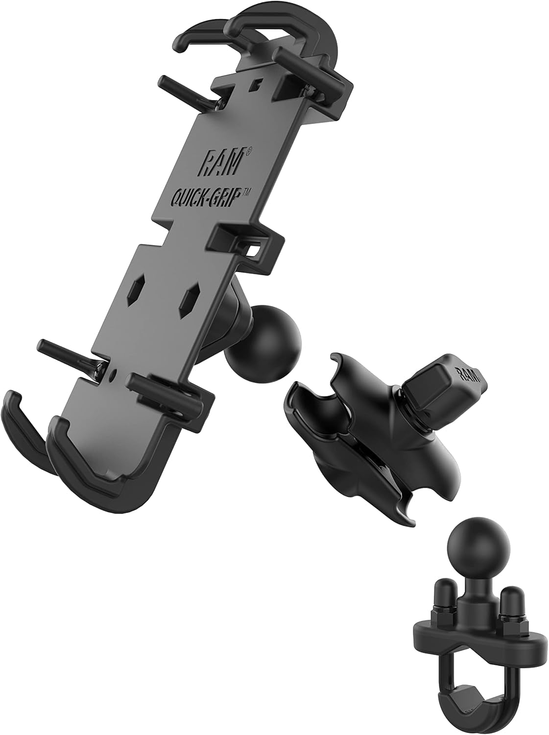 Secure Your Ride with the Quick - Grip Large Phone Mount - Perfect for Motorcycles, ATVs, and Bikes! - Journey Must Haves