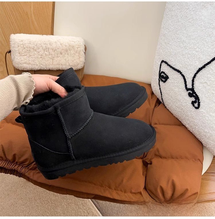 Sheepskin Snow Boots Winter Warm Thick Sole - Journey Must Haves