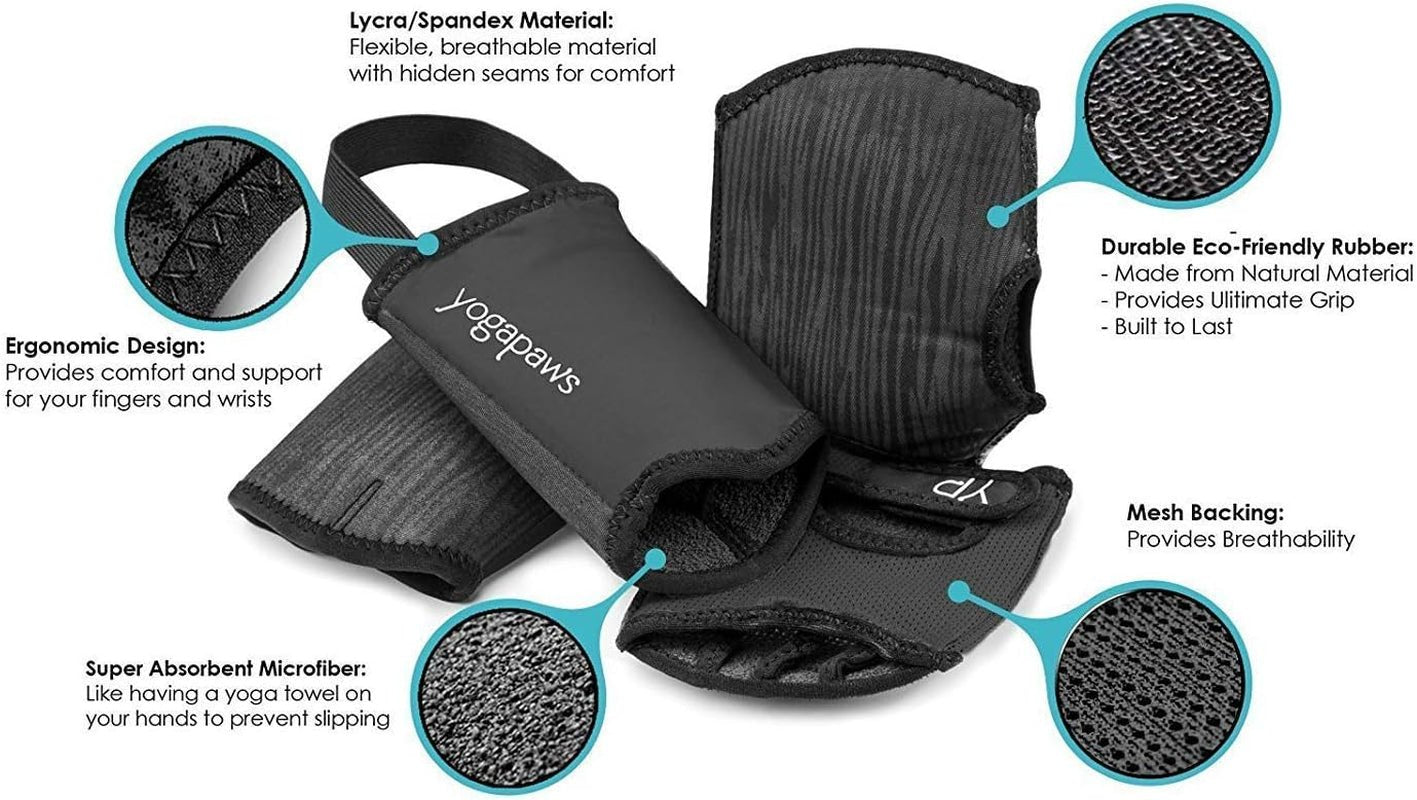 Skinthin Non Slip Yoga Gloves and Yoga Socks for Women & Men for Hot Yoga, Crossfit, Cycling, for Sweaty Hands Feet - Journey Must Haves