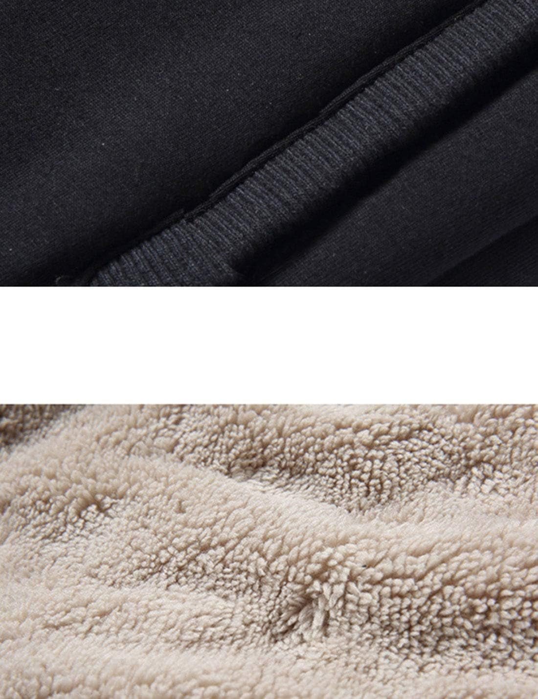 Stay Cozy This Winter with Our Mens Sherpa Lined Thermal Jogger Sweatpants - Perfect for Every Occasion! - Journey Must Haves