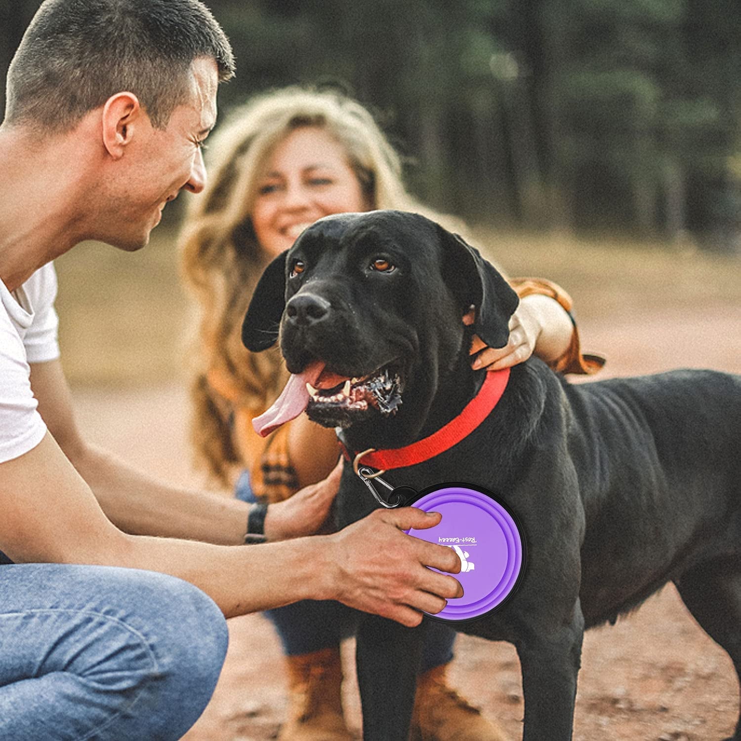 Travel - Friendly Collapsible Dog Bowls - 2 - Pack Portable Silicone Water and Food Dishes for Dogs and Cats with Carabiners - Journey Must Haves