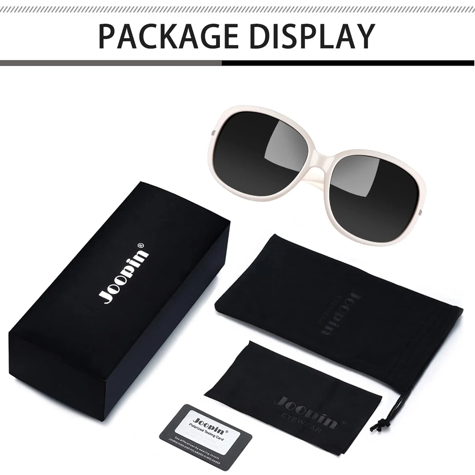 Trendy Oversized Polarized Sunglasses for Women with Sparkling Diamond Frame - Ultimate UV Protection in Light Beige - Journey Must Haves
