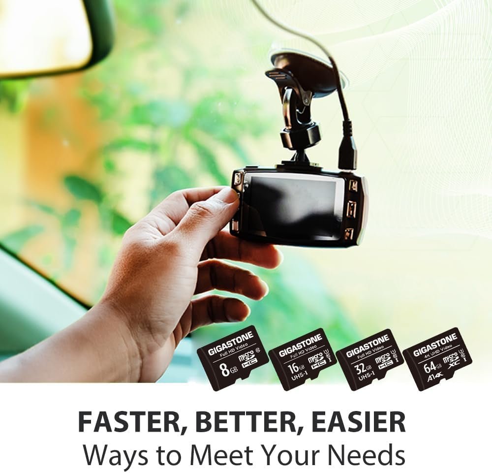 Ultimate 20 - Pack 8GB Micro SD Cards for Full HD Video - Perfect for Cameras, Drones, and Security Systems with Adapters - Journey Must Haves