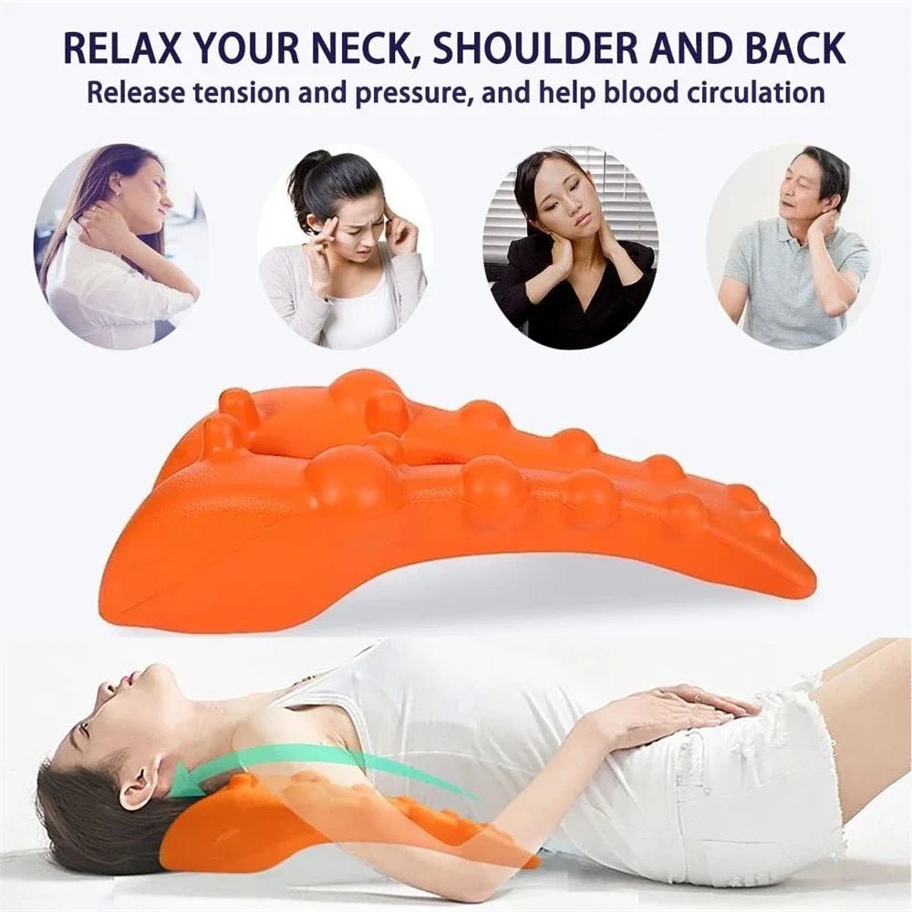 Ultimate Neck Relief: Cervical Traction Device & Trigger Point Massager for Pain - Free Living - Journey Must Haves