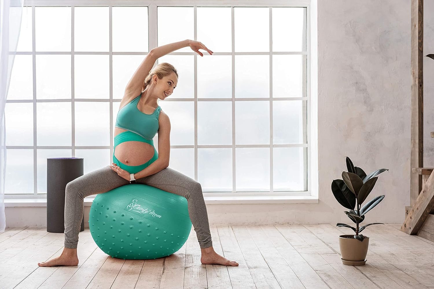 Ultimate Pregnancy Belly Band for Comfort and Support - Dark Mint, Size XL - Journey Must Haves