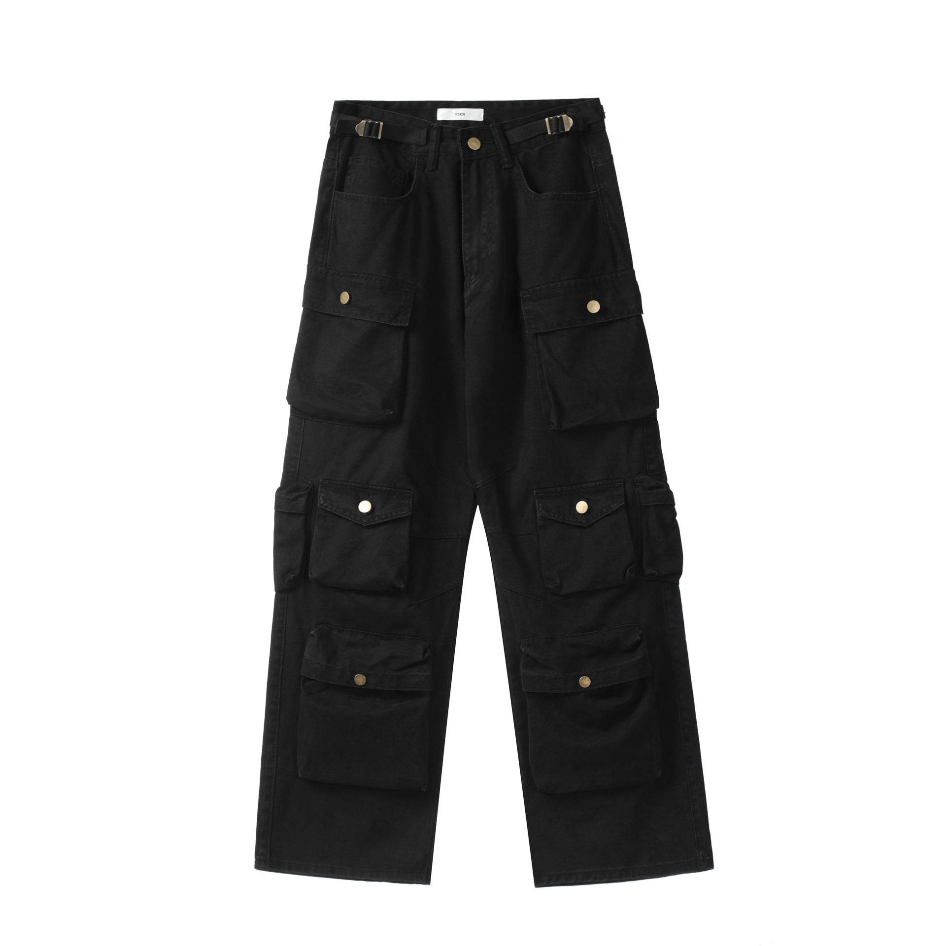 Unisex Heavyweight Cotton Cargo Pants with Multi - Pockets - Journey Must Haves