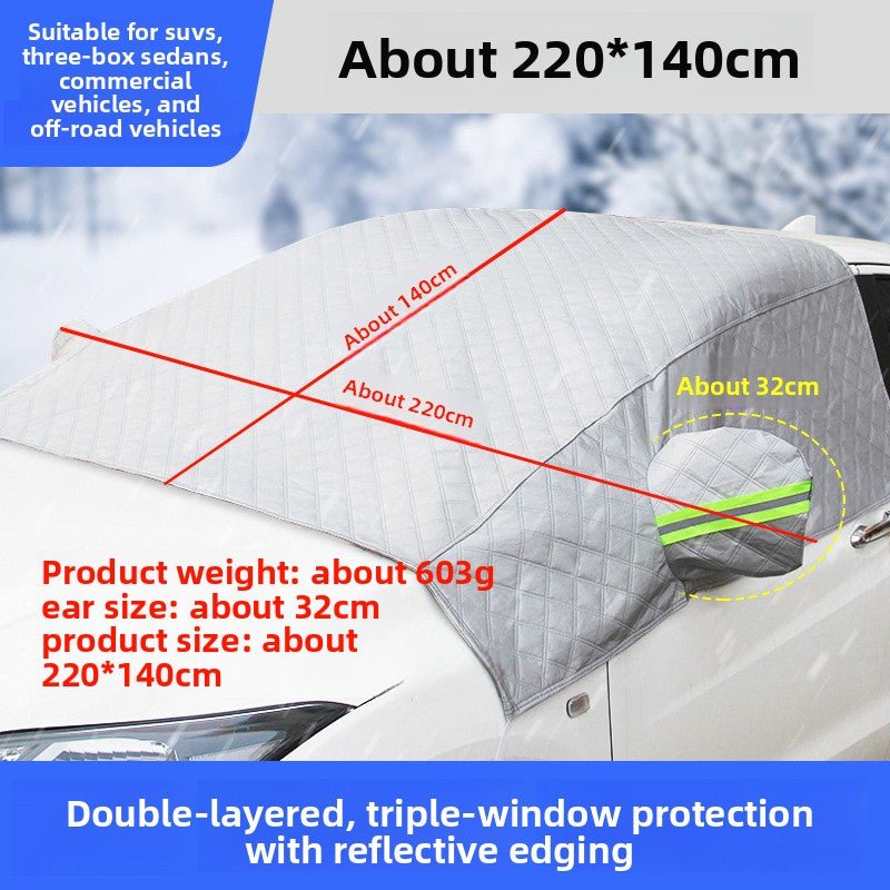 Universal Magnetic Car Snow Shield for Winter Protection - Journey Must Haves