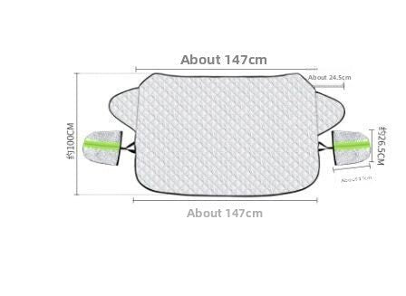 Universal Magnetic Car Snow Shield for Winter Protection - Journey Must Haves