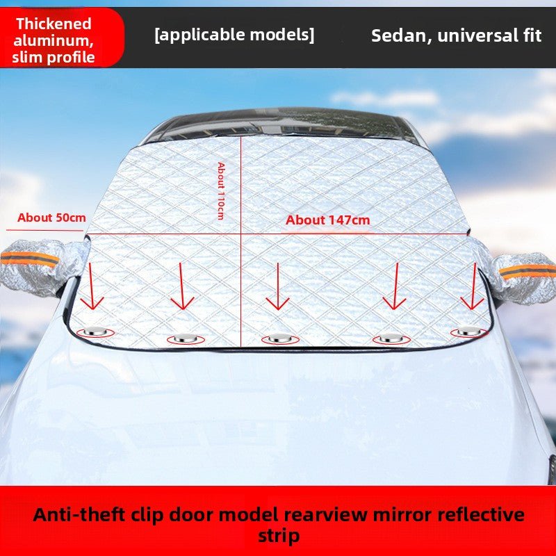 Universal Magnetic Car Snow Shield for Winter Protection - Journey Must Haves