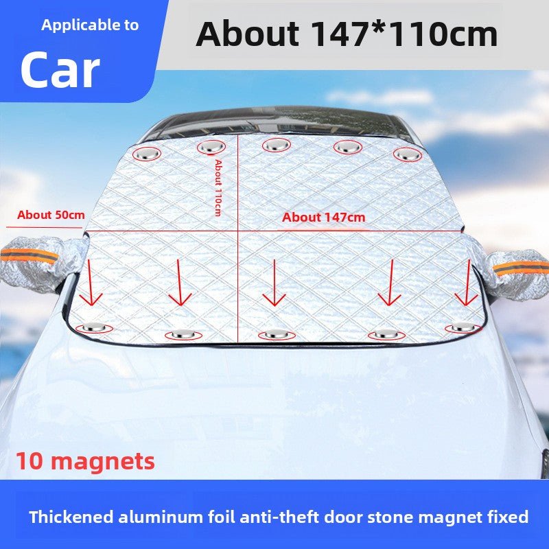 Universal Magnetic Car Snow Shield for Winter Protection - Journey Must Haves