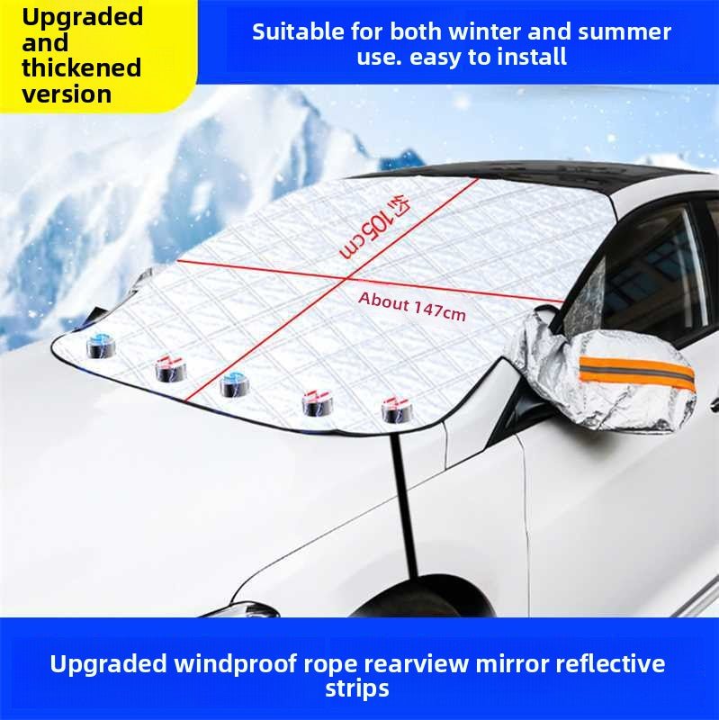 Universal Magnetic Car Snow Shield for Winter Protection - Journey Must Haves