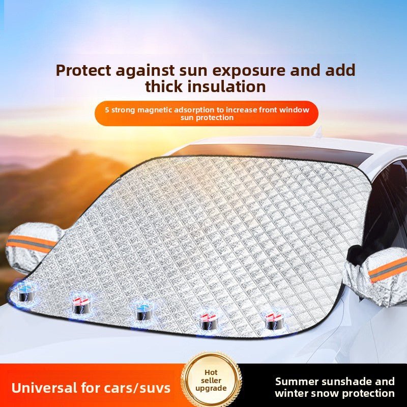 Universal Magnetic Car Snow Shield for Winter Protection - Journey Must Haves