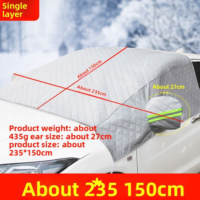 Universal Magnetic Car Snow Shield for Winter Protection - Journey Must Haves