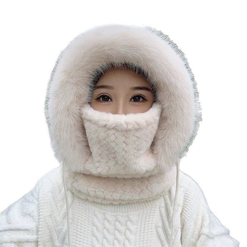 Windproof Winter Hat with Scarf and Mask for Women - Journey Must Haves