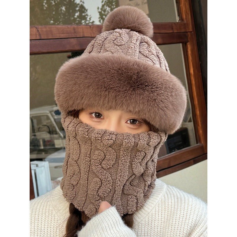 Windproof Winter Hat with Scarf and Mask for Women - Journey Must Haves